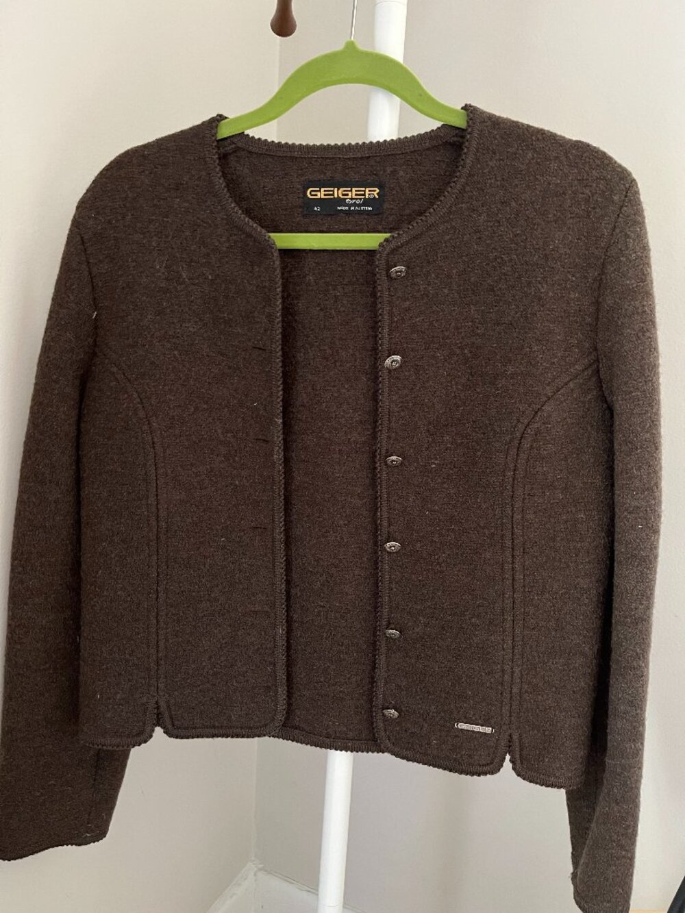 Geiger Vintage Boiled Wool Jacket made in Austria
